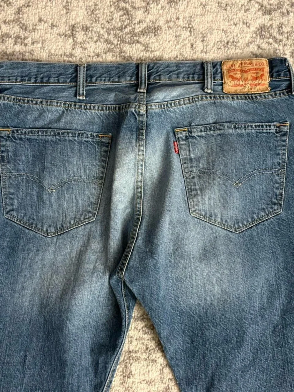 Mens Levi 501 Blue Jeans Size 38/32